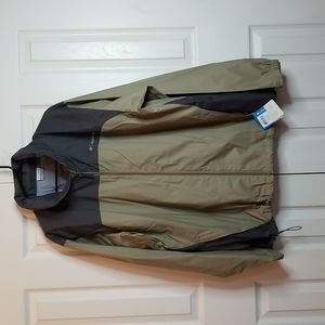 Men's Columbia Rain Jacket w/Fold Away Hood